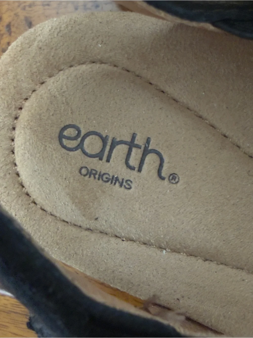 Earth Origins Birdine Leather Slingback Sandals Dark Brown Size 7 NIB
